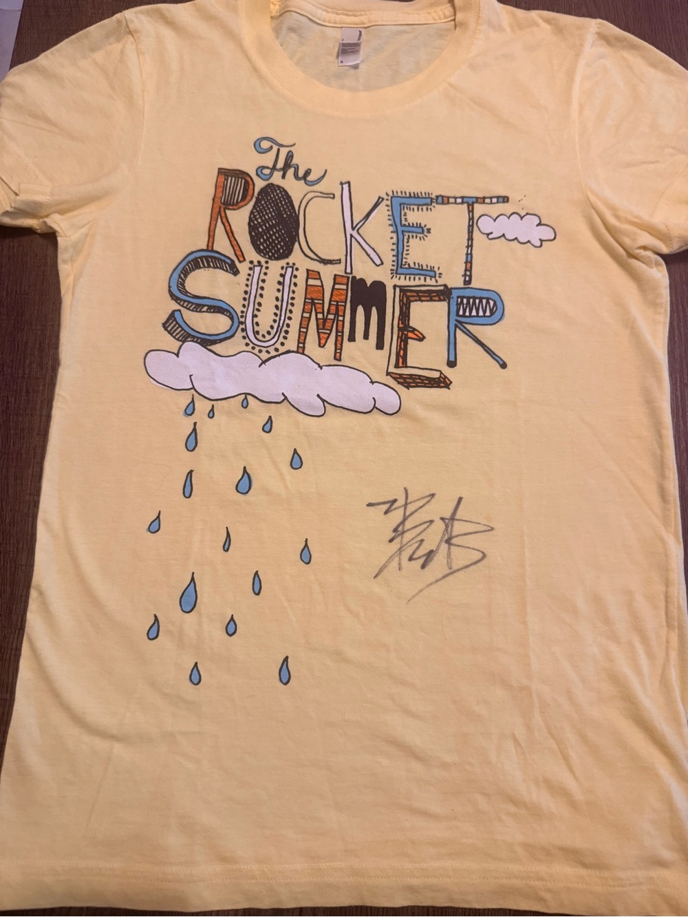 American Apparel Yellow Rocket Summer Graphic Tee
